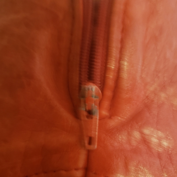 Vintage Red Leather Jacket - Picture 9 of 11